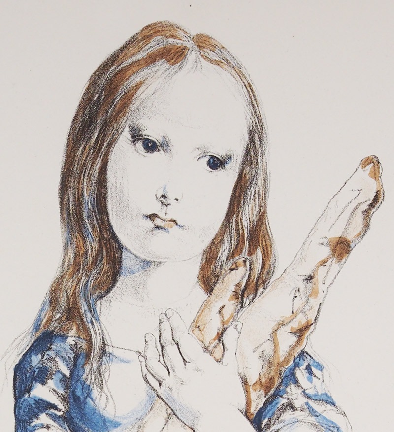 藤田嗣治 「パンを持つ少女」 | | アトリエ・ブランカ