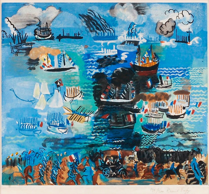 輝～ 見る角度で違う 海の絵 デコアート 絵画 原画 青と金の抽象画