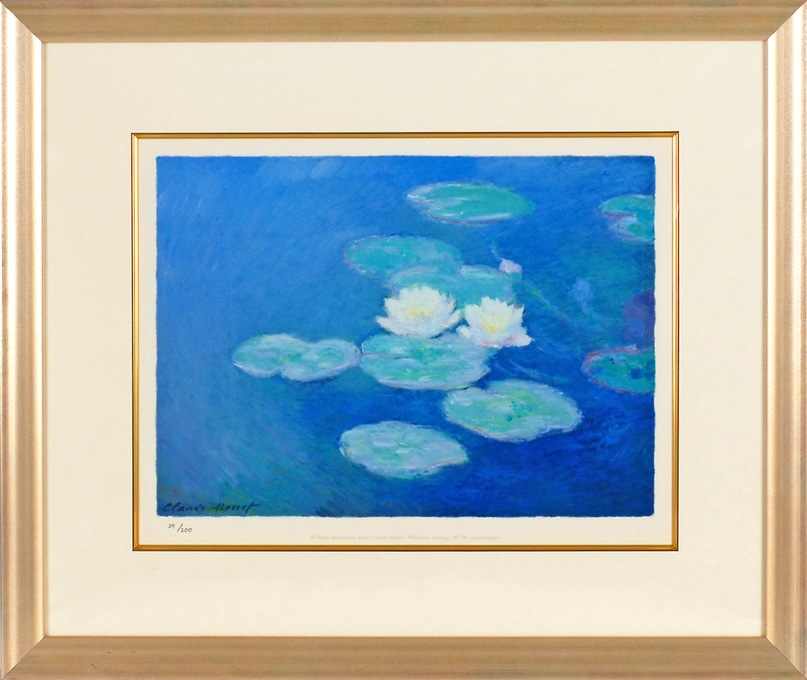 「 夕映え ４」　油彩画　額縁付 夕映え 4」油彩画額縁付