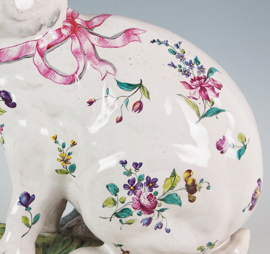 エミール・ガレ 「兔型置物（大・花柄）」 | | アトリエ・ブランカ