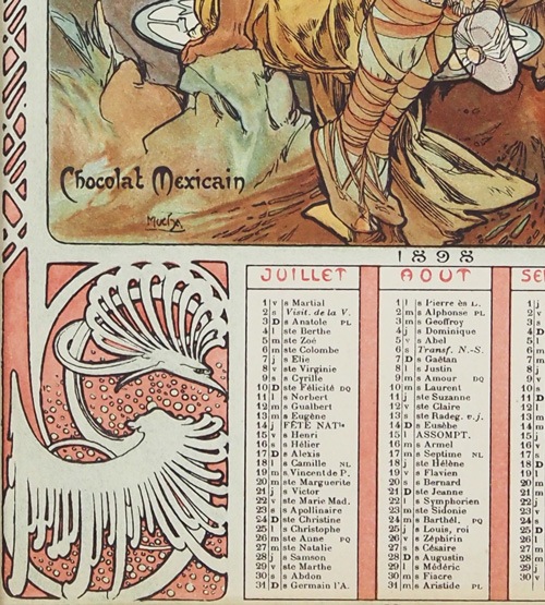 アルフォンス・ミュシャ 「人生の四つの時・壮年期