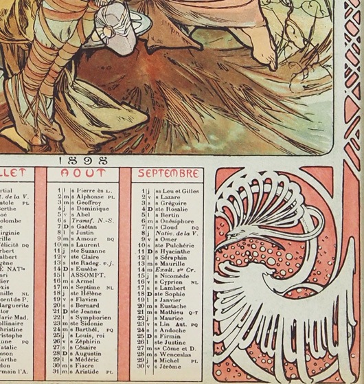 アルフォンス・ミュシャ、〈ショコラ・マッソン〉・〈ショコラ・メキシカン〉 ミュシャ『ショコラメキシカン・秋』 - 旭川市のギャラリー・シーズ