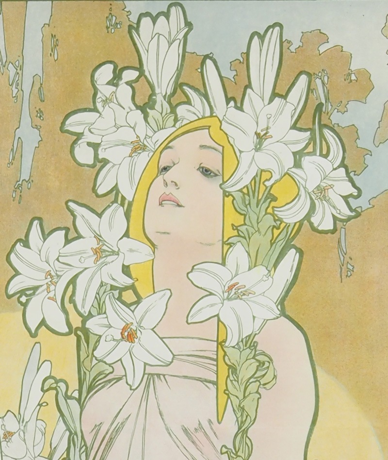 アルフォンス・ミュシャ 「百合」 | | アトリエ・ブランカ