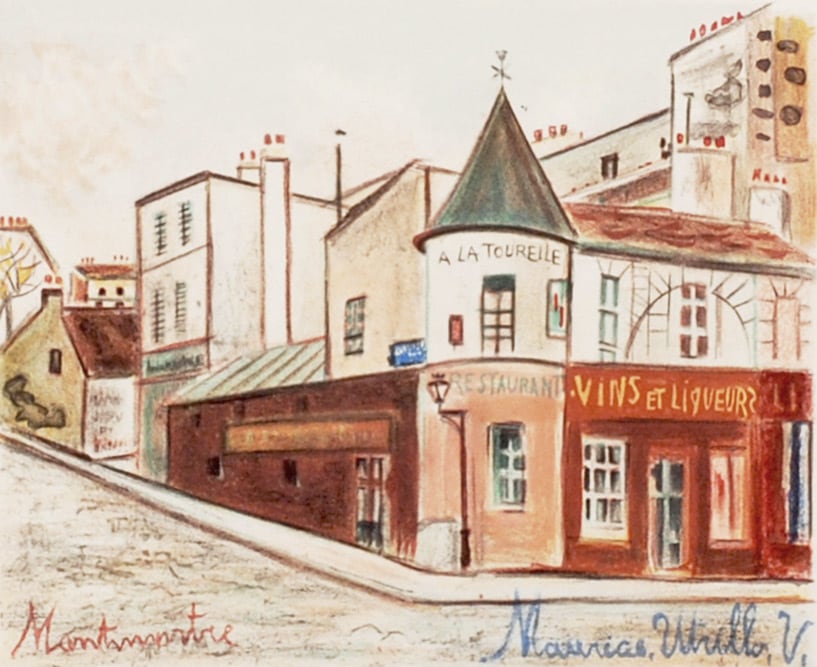 モーリス・ユトリロ 「レストラン・トゥレル」 | | アトリエ