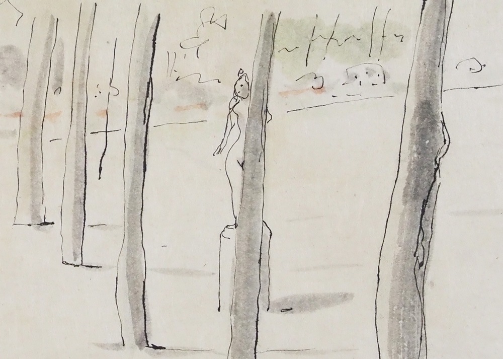 藤田嗣治 「カルポー公園（パリ）」 | | アトリエ・ブランカ