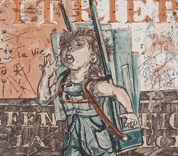 藤田嗣治 「ガラス売り」 | | アトリエ・ブランカ