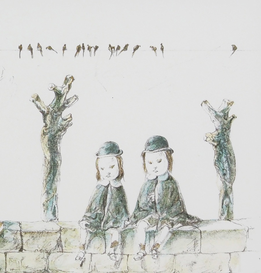 藤田嗣治 「つばめと子供たち」 | | アトリエ・ブランカ