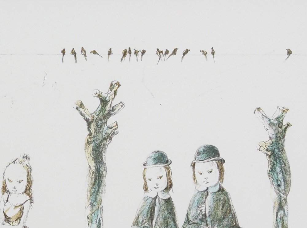 藤田嗣治 「つばめと子供たち」 | | アトリエ・ブランカ