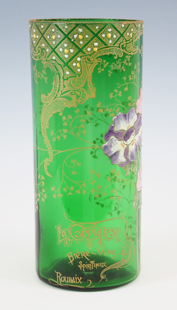 ルグラ 「芥子文金彩花瓶（緑）」 | | アトリエ・ブランカ