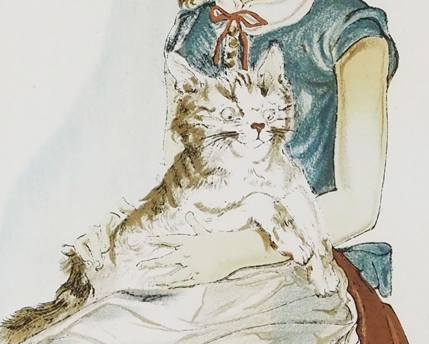 藤田嗣治 「猫を抱いて座る少女」 | | アトリエ・ブランカ