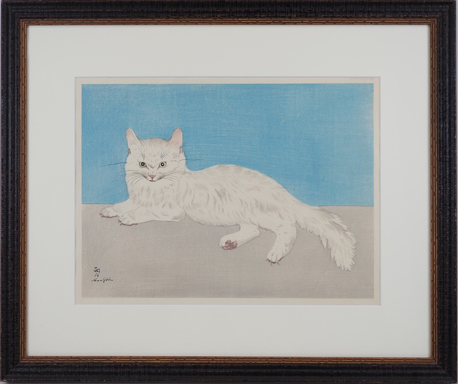 藤田嗣治 「猫（白い）」※ご商談中 | | アトリエ・ブランカ