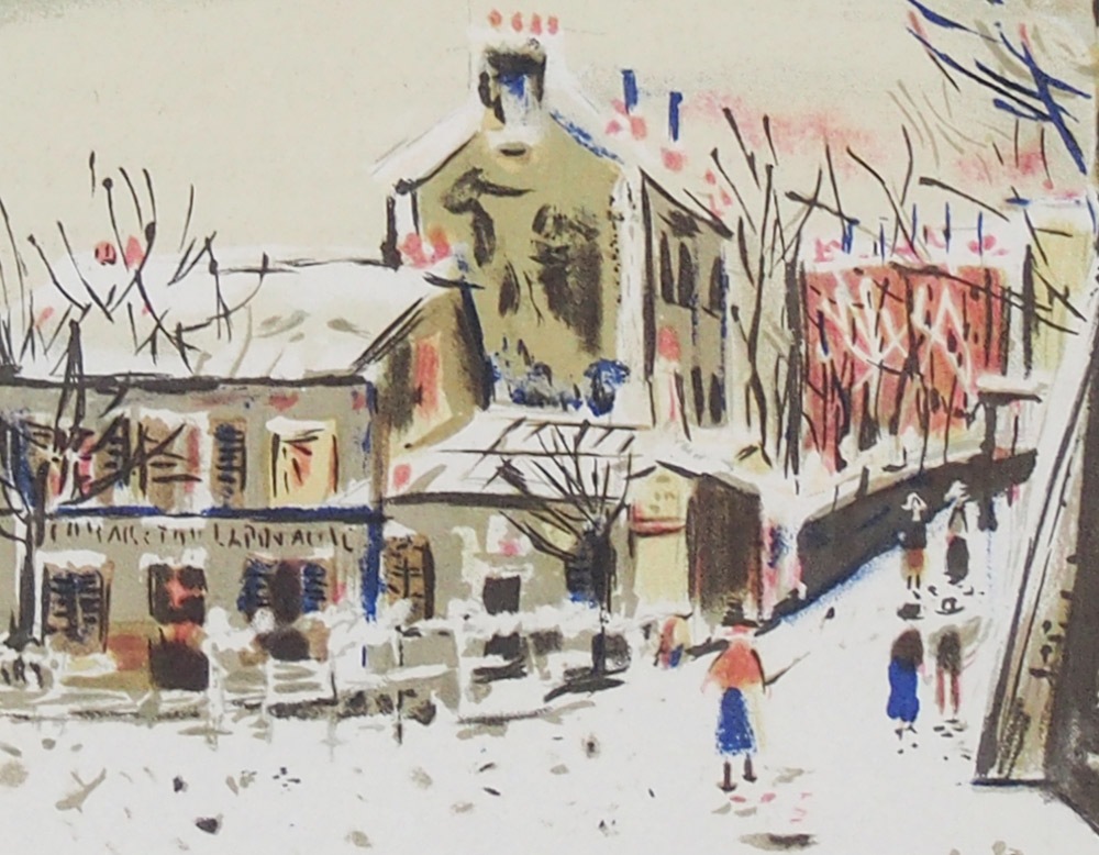 モーリス・ユトリロ 「夕暮れのラパン・アジル」 | | アトリエ