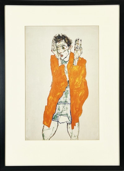 エゴン・シーレ 「オレンジの外套を着た自画像」 | | アトリエ・ブランカ