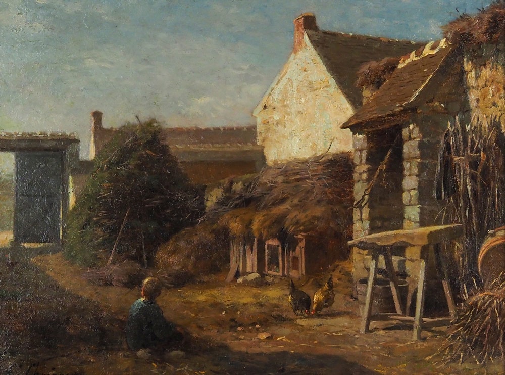 ジャン＝フェルディナン・シェニョー 「農家の中庭」 | | アトリエ