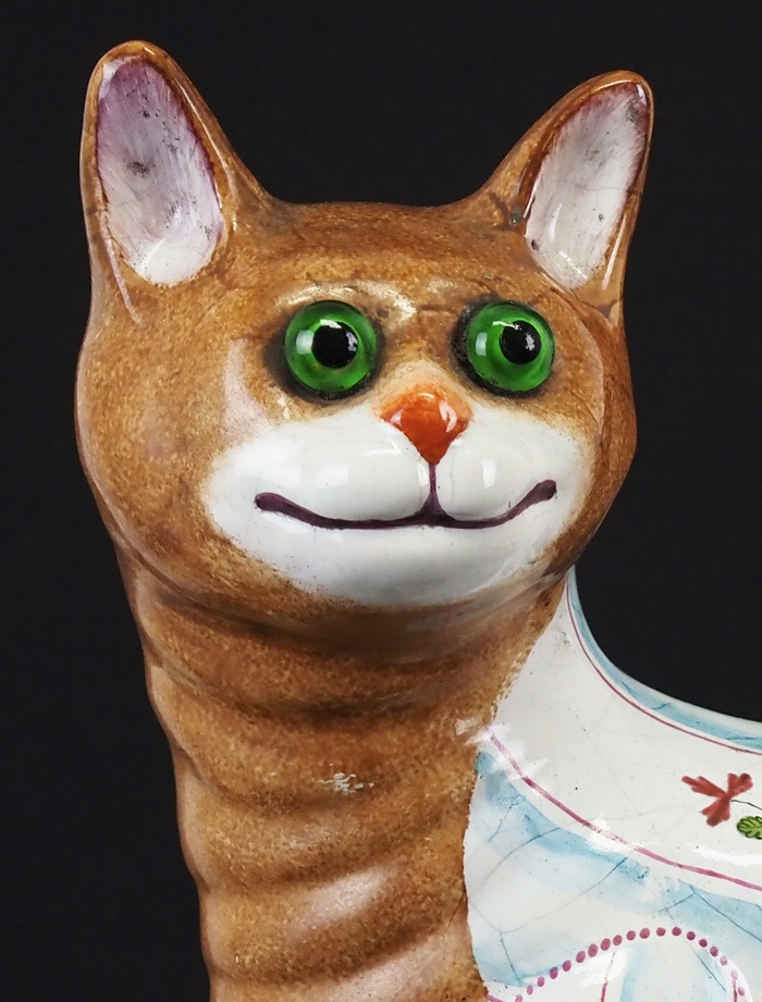 エミール・ガレ 「猫型置物（茶）」 | | アトリエ・ブランカ