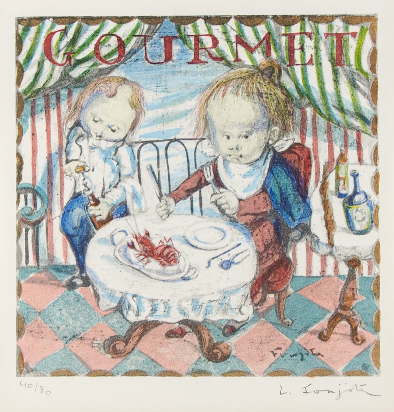 藤田嗣治 「美食」 | | アトリエ・ブランカ