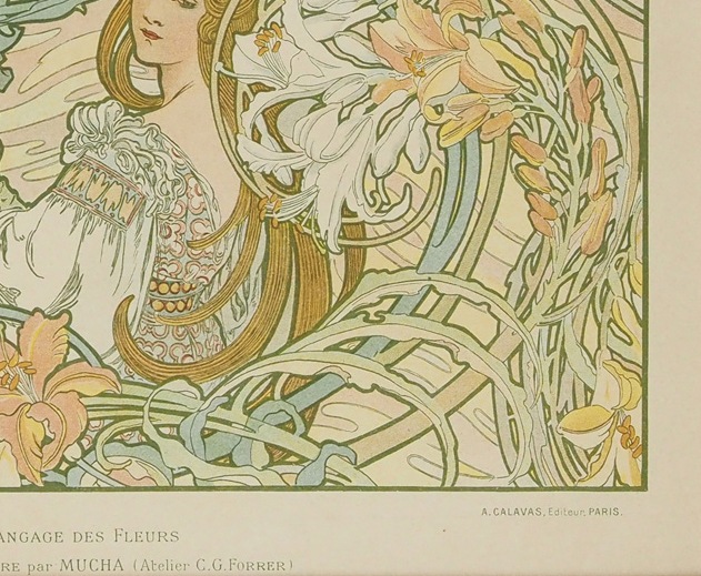アルフォンス・ミュシャ 「花言葉」 | | アトリエ・ブランカ