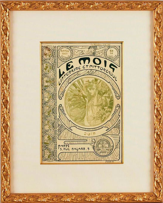 ミュシャ 1899年リトグラフ LE MOIS