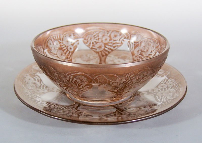 ルネ・ラリック 蘭　ボウル ルネ・ラリック 蘭ボウル