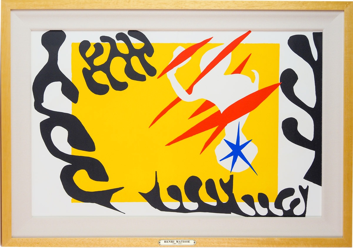 大得価得価 ヤフオク! - アンリ・マチス 挿画本 JAZZ より リトグラフ