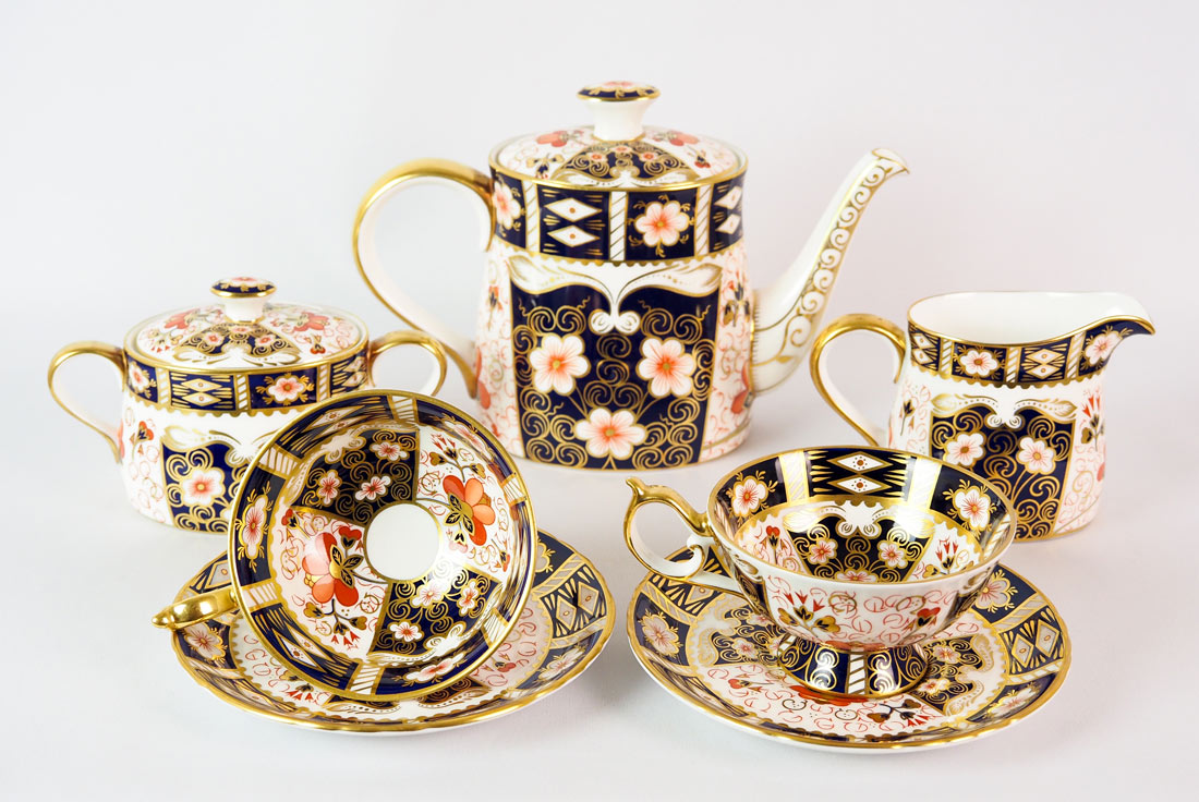 ✤ロイヤルクラウンダービー✤〘伊万里写ボウル＆ソーサー〙セット ロイヤルクラウンダービー (ROYAL CROWN DERBY) オールド・イマリ