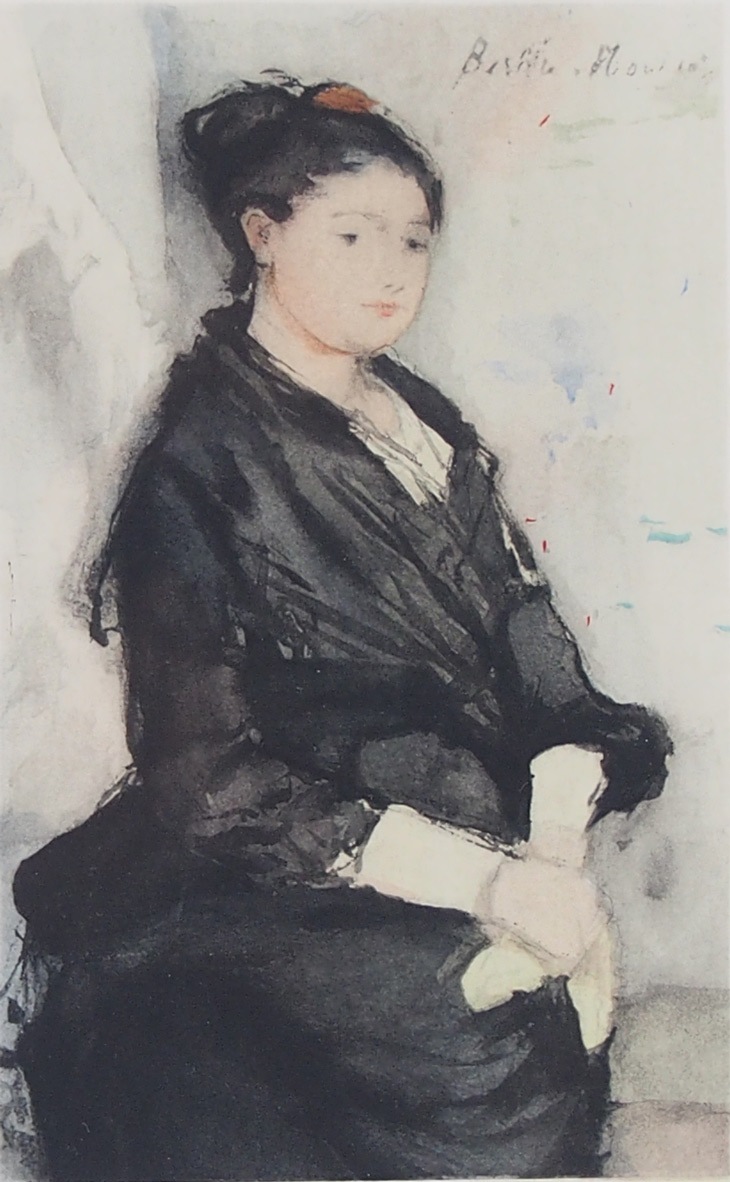 ベルト・モリゾ 「黒い服の婦人」 | | アトリエ・ブランカ ベルト・モリゾ 「黒い服の婦人」 | | アトリエ・ブランカ