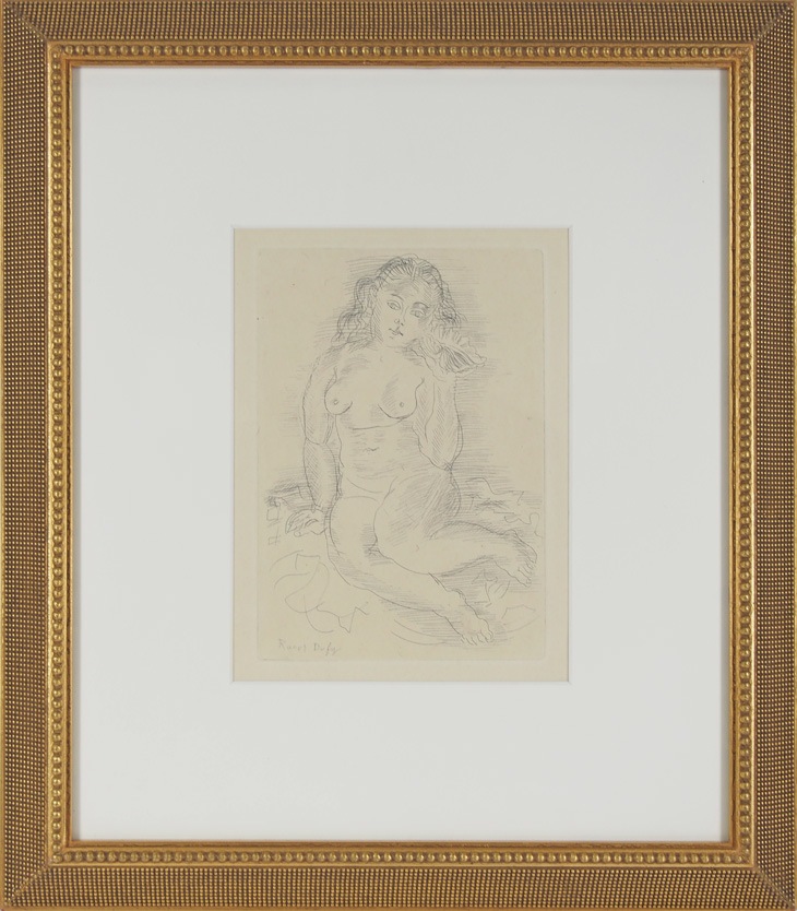 ラウル・デュフィ　絵画　額縁付き 画家のアトリエ 【8号】 ラウル・デュフィ 【 額縁が選べる 額入り