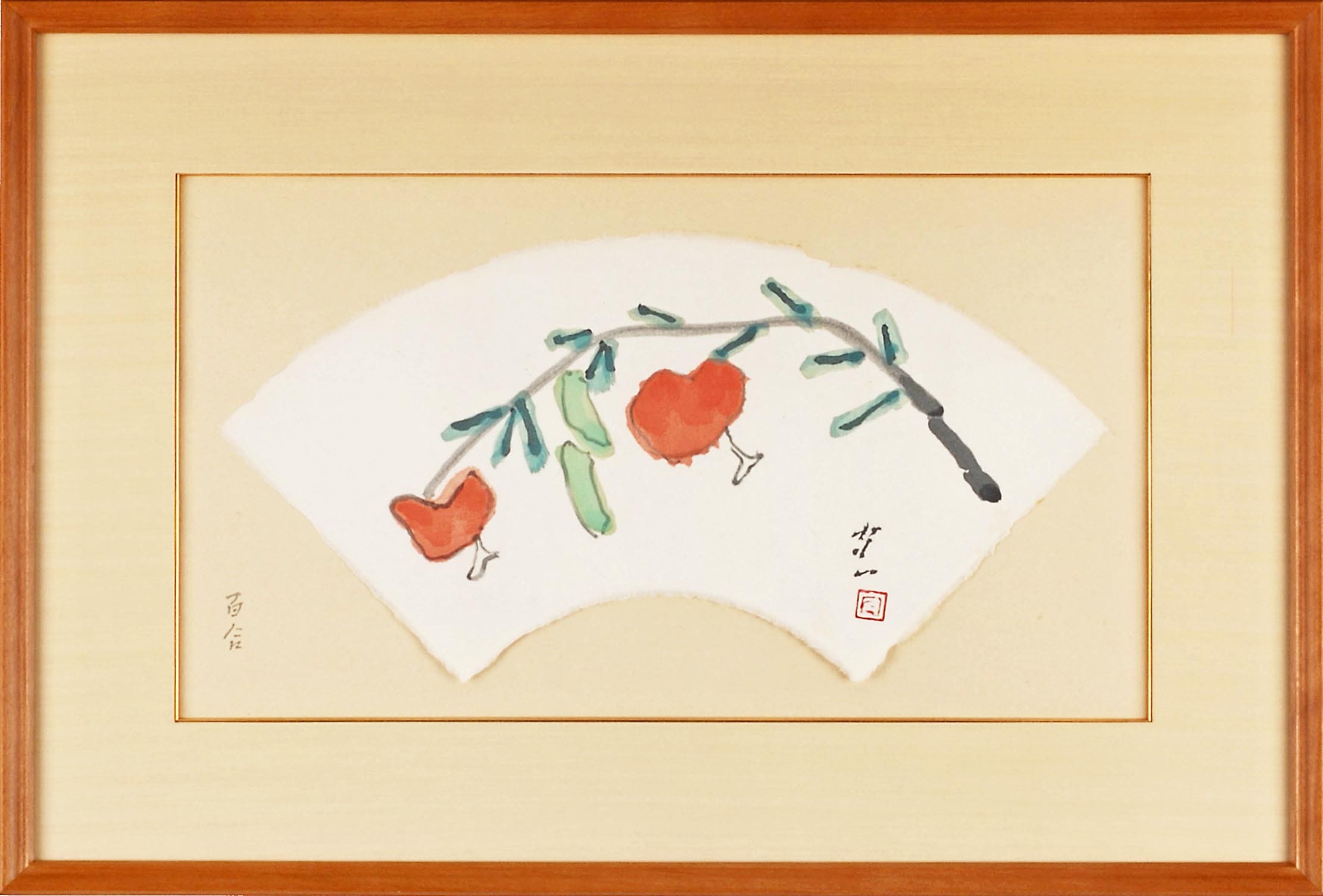 熊谷 守一、笹百合、希少・限定額装用画集画 熊谷 守一、笹百合、希少・限定額装用画集画