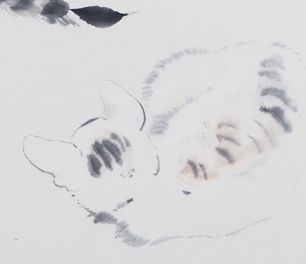 藤田嗣治 「親子猫」 | | アトリエ・ブランカ