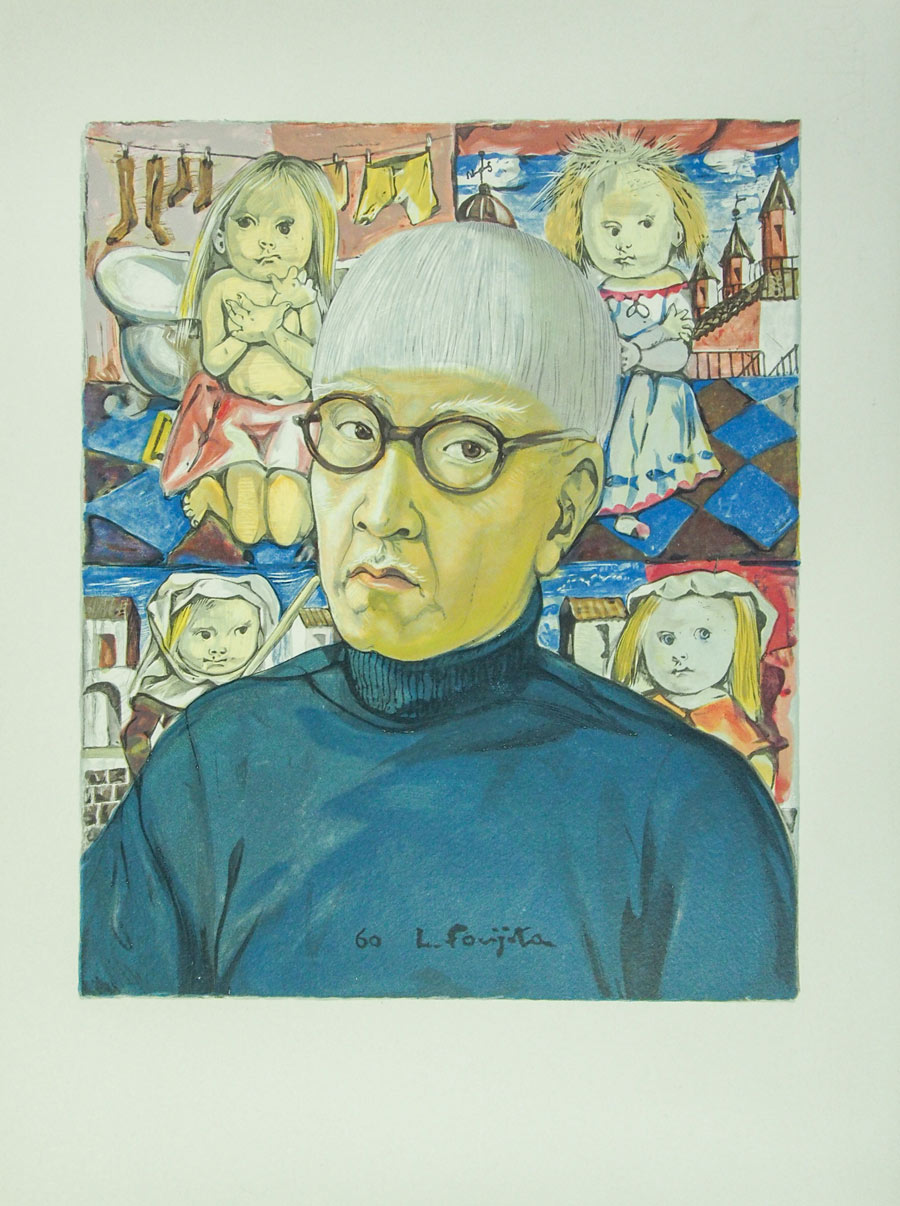 PETITS FORMATS (小さな作品)展ポスター　藤田嗣治 PETITS FORMATS/レオナール・フジタ【藤田 嗣治】ポスター