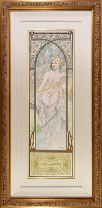 アルフォンスミュシャ　カタログ Alfons Mucha ミュシャ展 カタログとポストカード9枚 - メルカリ