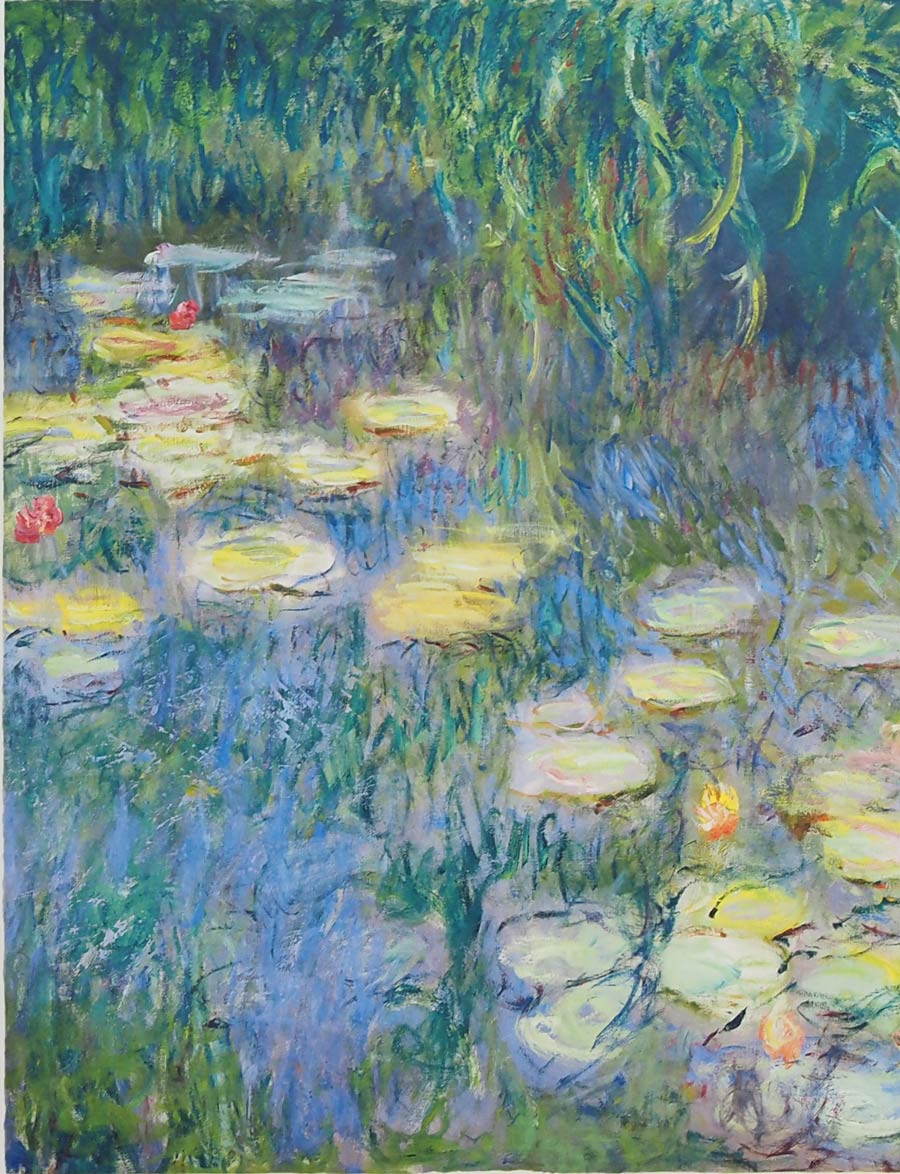 クロード・モネ 「睡蓮・朝 左（大） 」 | | アトリエ・ブランカ