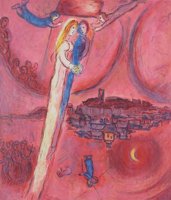 マルク・シャガール、「Le Cantique des Cantiques I」