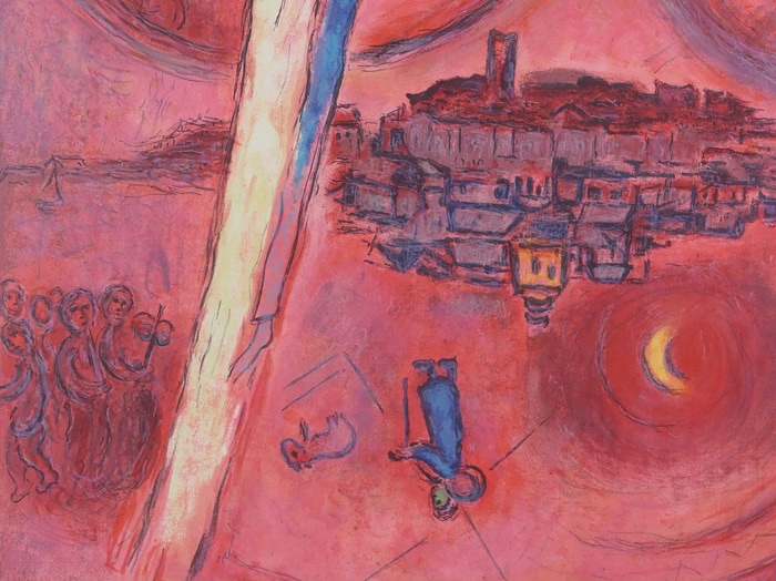 マルク・シャガール、「Le Cantique des Cantiques II」 マルク・シャガール、「Le Cantique des Cantiques II」