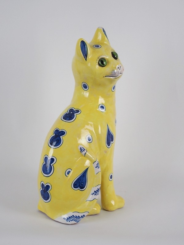エミール・ガレ 「猫型置物（黄）」 | | アトリエ・ブランカ