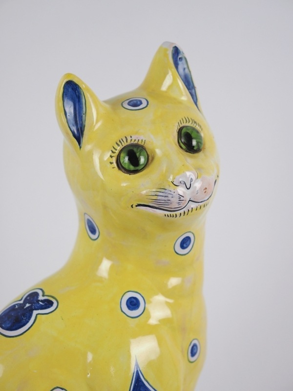 エミール・ガレ 「猫型置物（黄）」 | | アトリエ・ブランカ