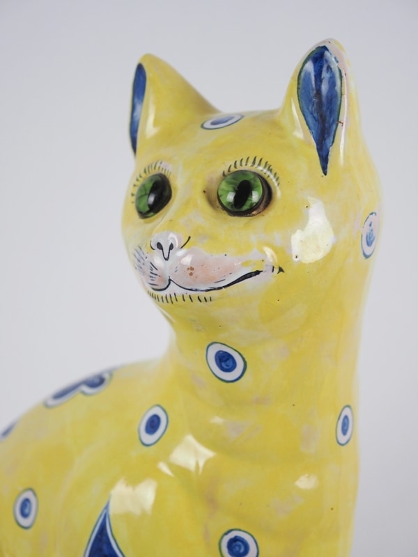 エミール・ガレ 「猫型置物（黄）」 | | アトリエ・ブランカ