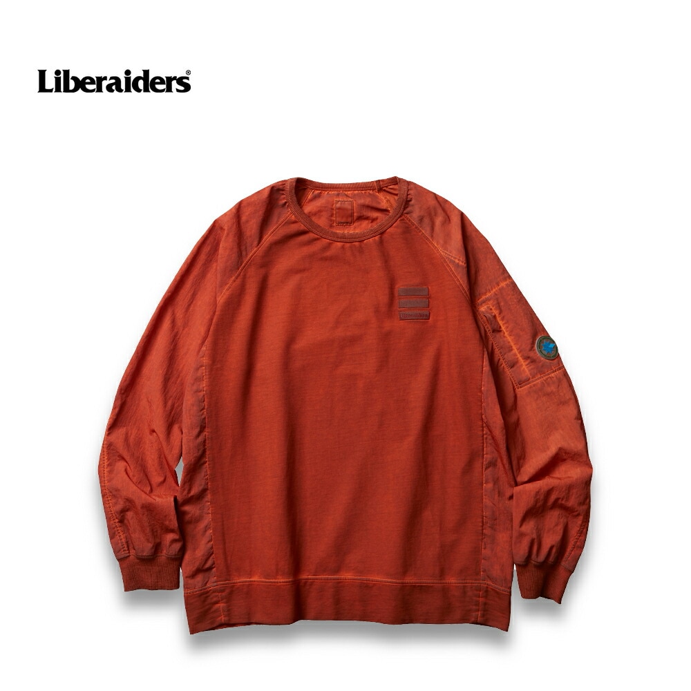 Liberaiders ナイロンジャケット ネイビー/オレンジ｜メンズ 