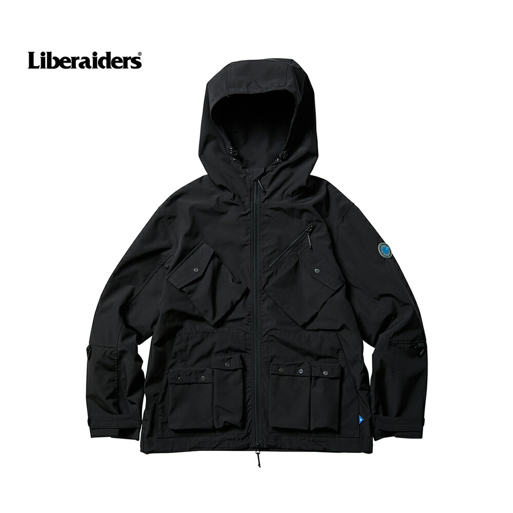 Liberaiders リベレイダース WIND SHELL JACKET BLACK シェル 