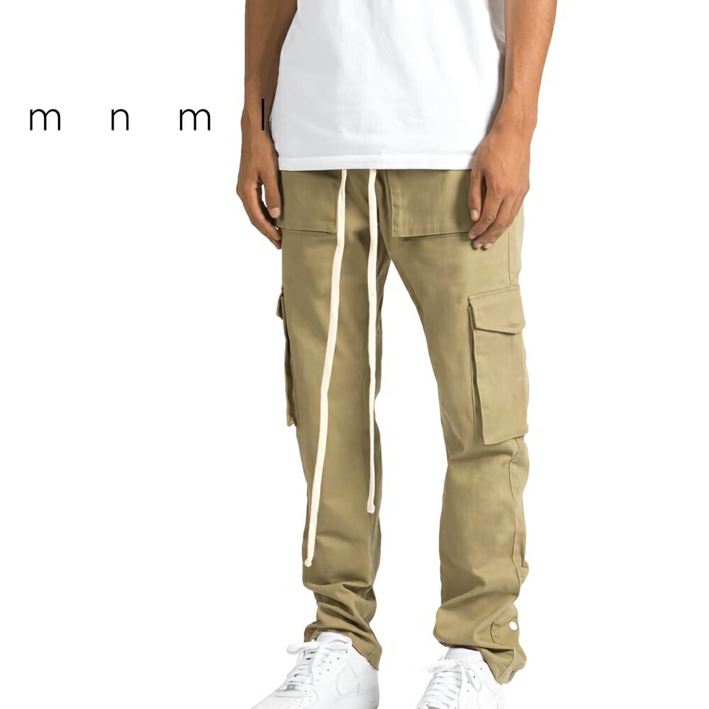 mnml ミニマル SNAP CARGO PANTS DUST ドローコード スナップ カーゴ