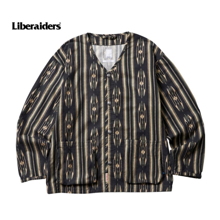 Liberaiders ネイティブ柄カーディガン Liberaiders ネイティブ柄カーディガン Liberaiders ネイティブ