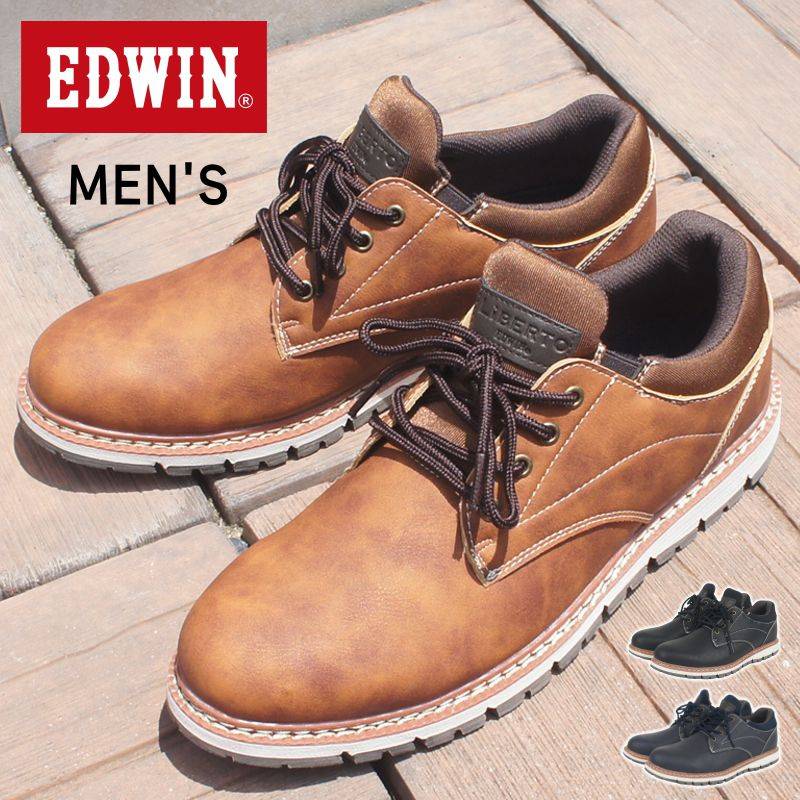 リベルト エドウィン 防水 メンズ カジュアルシューズ LIBERTO EDWIN