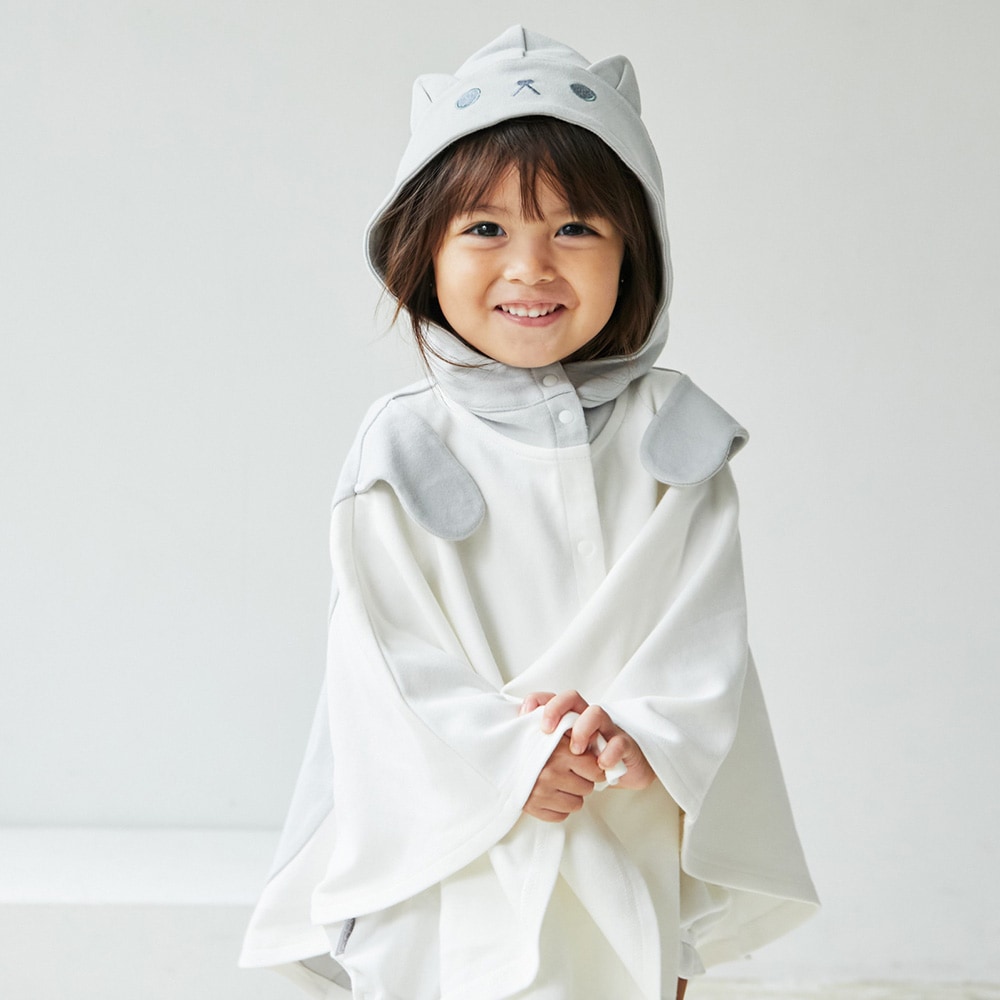 ミキハウス ポンチョ 新品 新品、タグ付き】ミキハウス ベビーマント