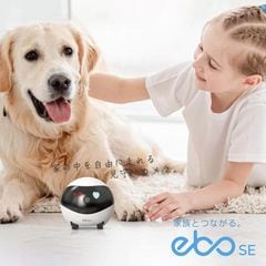 ペットカメラ 見守りカメラ EBO SE 見守り ロボット スマホ 連動 自動追尾 ペット 防犯 監視カメラ ベビーモニター ホームカメラ 留守番 犬 猫 高齢者 子供 イーボ カメラ 誕生日プレゼント 男性 女性