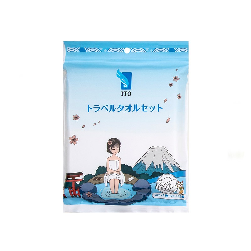 ペルソナ　タオル　セット 楽天市場】ITO トラベルタオルセット (ボディ用*1枚＋フェイス用