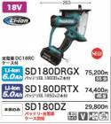  DIY���Ҥ�ɬ��[�ǹ�����]�ޥ���  18V���ż��ܡ��ɥ��å��� SD180DRGX �Хåƥꡦ���Ŵ�������� �ܡ��ɥ��å��ڥݥ���Ⱦò��ˤɤ����� �ޥ��� ���ť�����