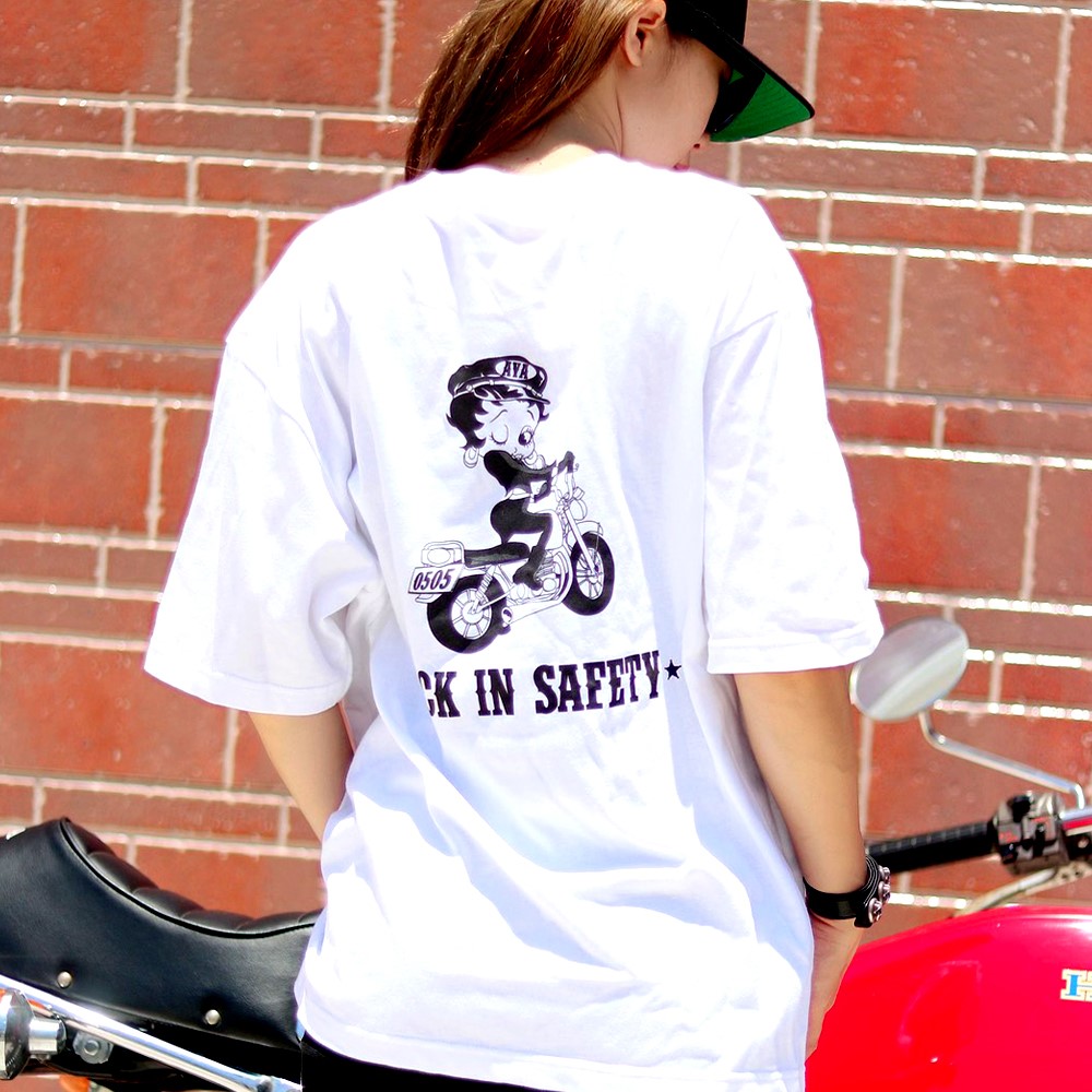 BACK IN SAFETY S/S TEE #LOOSE [GOAHEAD/ゴーアヘッド]
