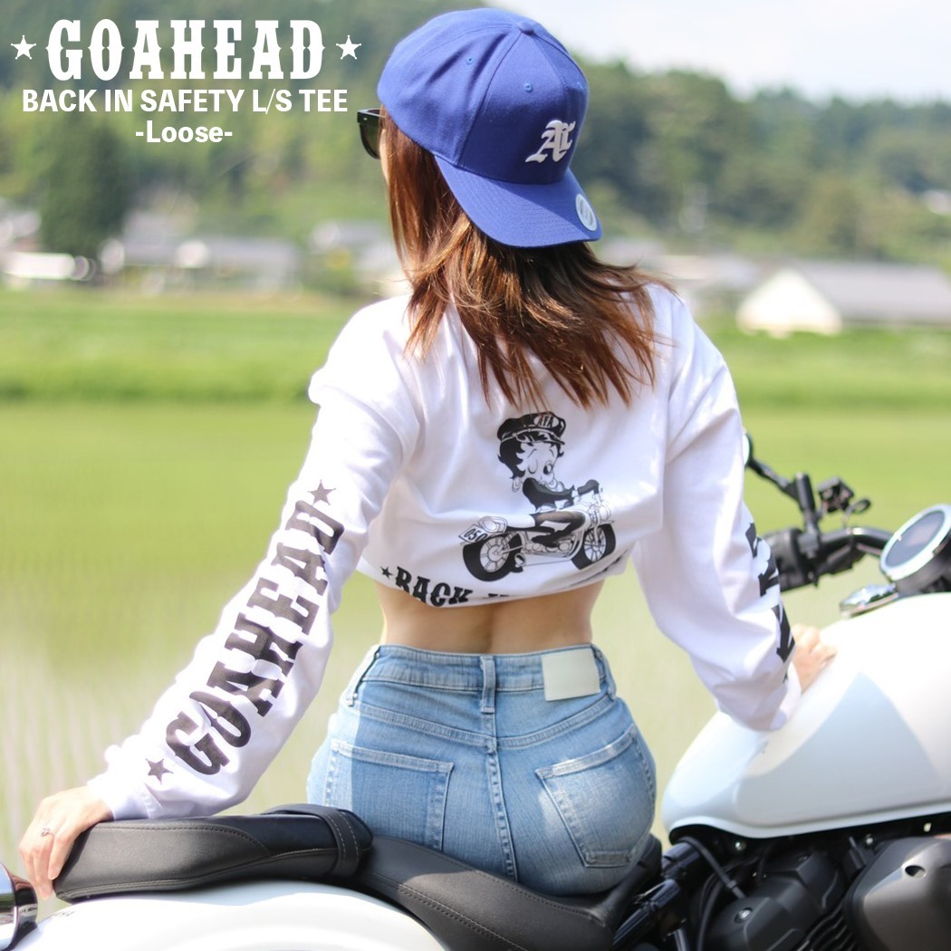 BACK IN SAFETY L/S TEE [GOAHEAD/ゴーアヘッド]