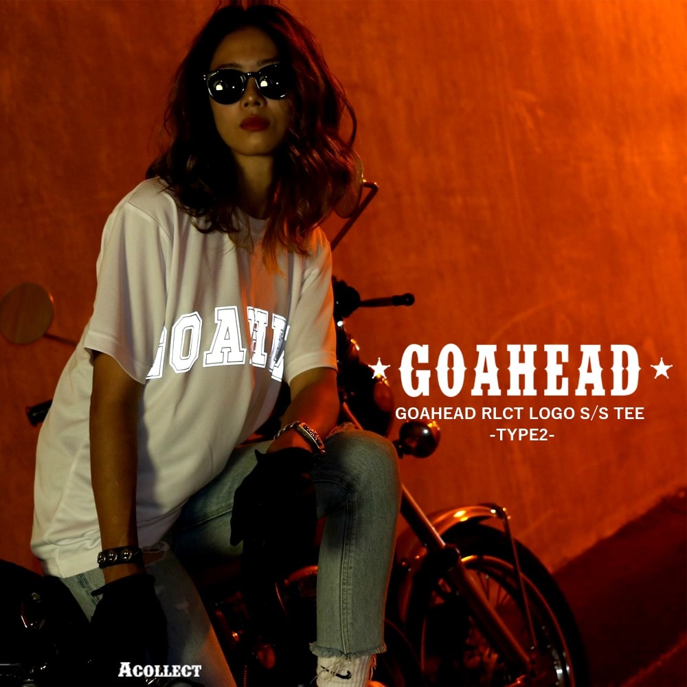 GOAHEAD RLCT LOGO S/S TEE -TYPE2- [GOAHEAD/ゴーアヘッド]