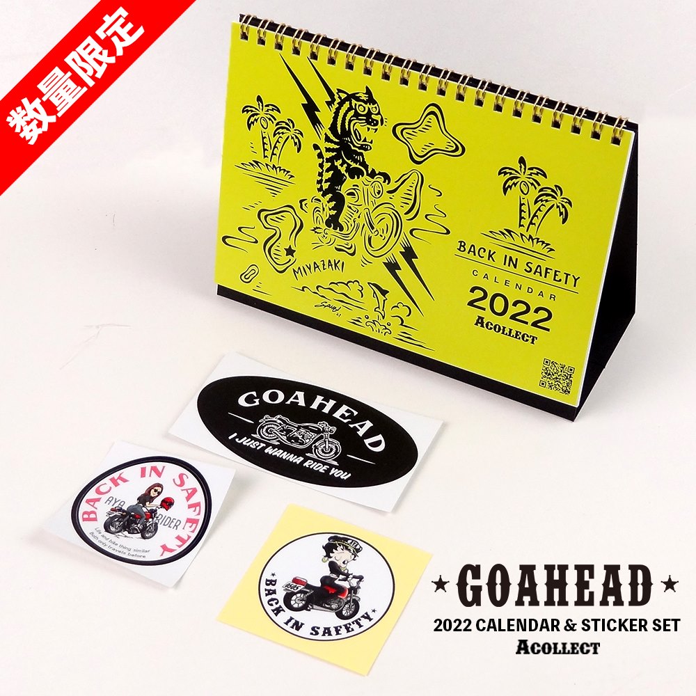 2022 CALENDAR & STICKER SET [GOAHEAD/ゴーアヘッド]